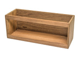 Whitecap 62514 Teak Paperback Book / VHS Cassette Rack